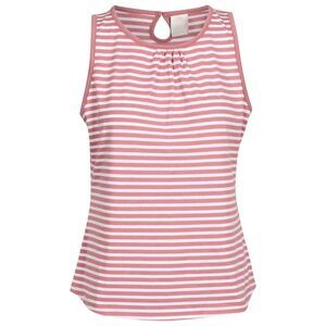 Trespass Womens/Ladies Kelly Stripe Tank Top / Light Mulberry